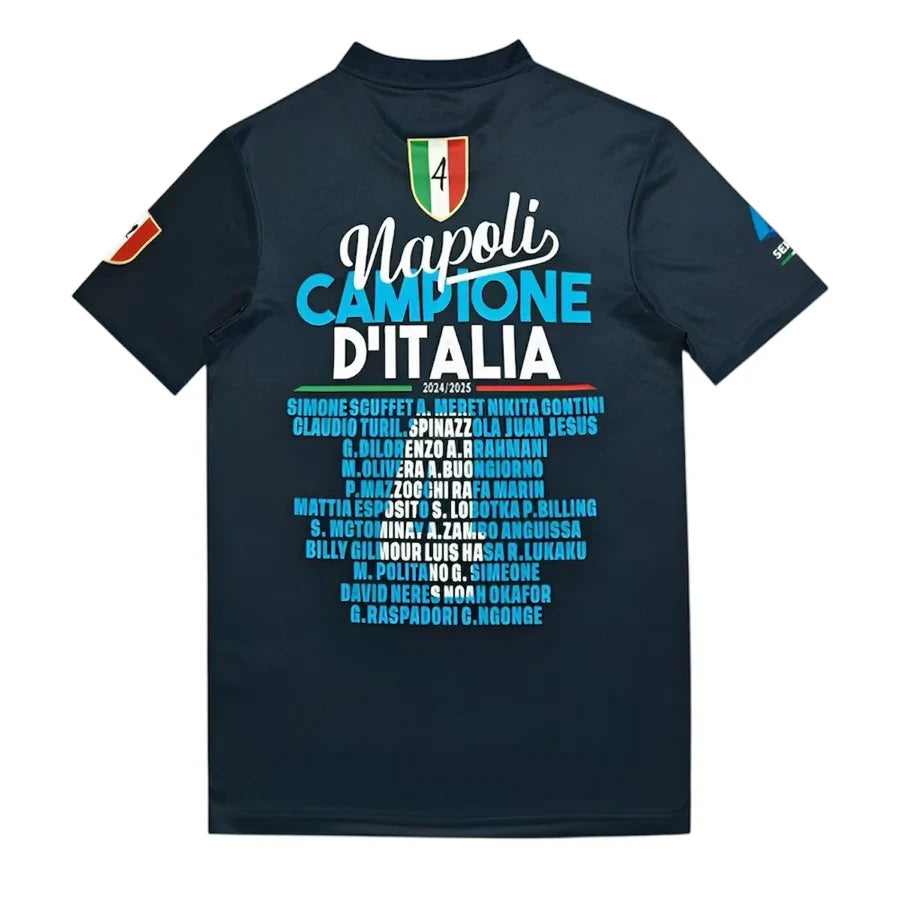 Maillot T-Shirt football Naples Napoli AGAIN Champion 2024/25