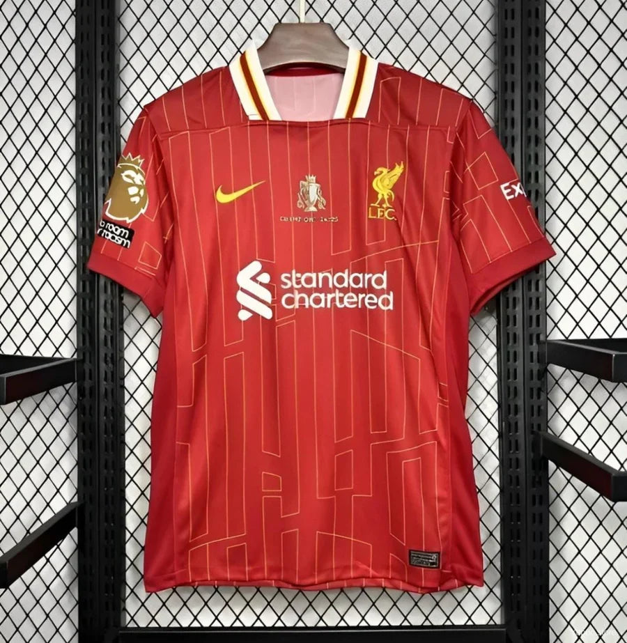 Maillot football Liverpool domicile 2024/25 CHAMPIONS #20