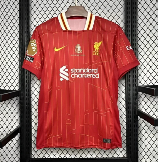 Maillot football Liverpool domicile 2024/25 CHAMPIONS #20