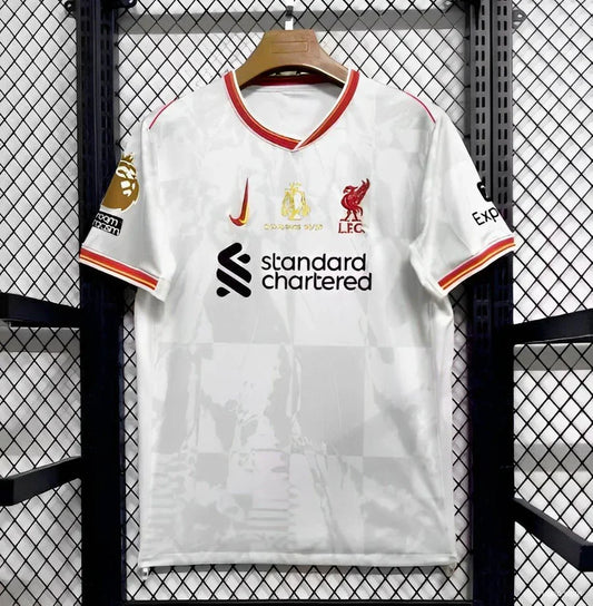 Maillot football Liverpool blanc 2024/25 CHAMPIONS #20