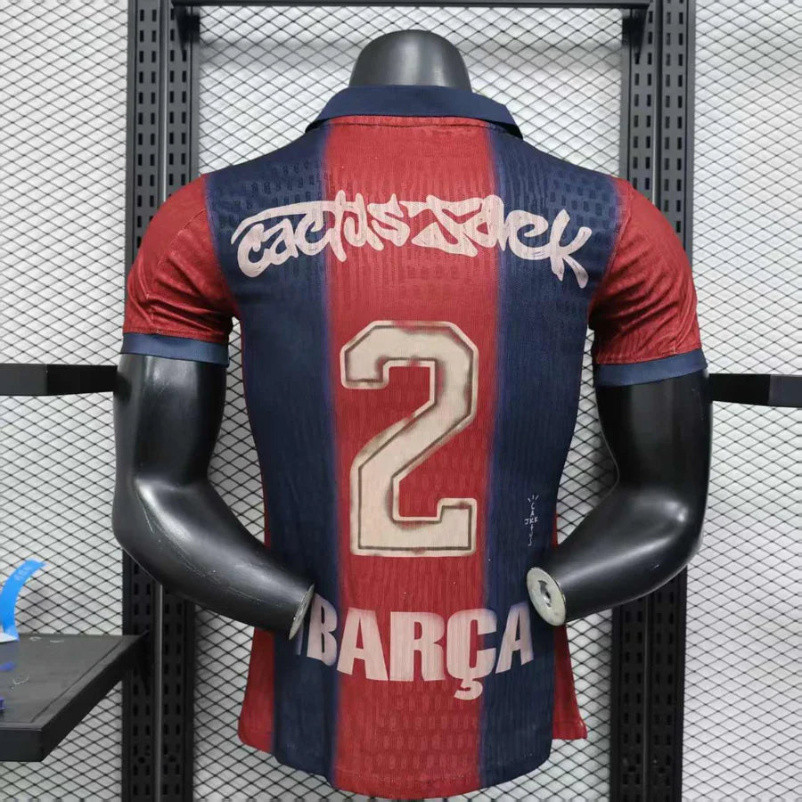 Maillot football Fc Barcelone/Barcelona Travis Scott Player Version 2025/26
