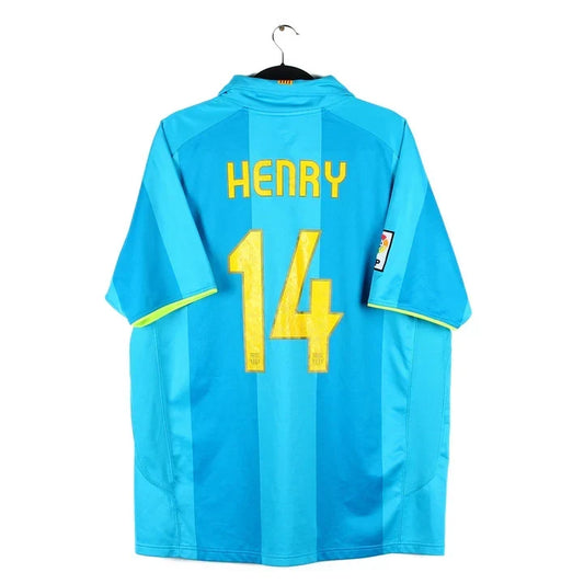 Maillot football FC Barcelone Barcelona extérieur 2007/08 HENRY #14
