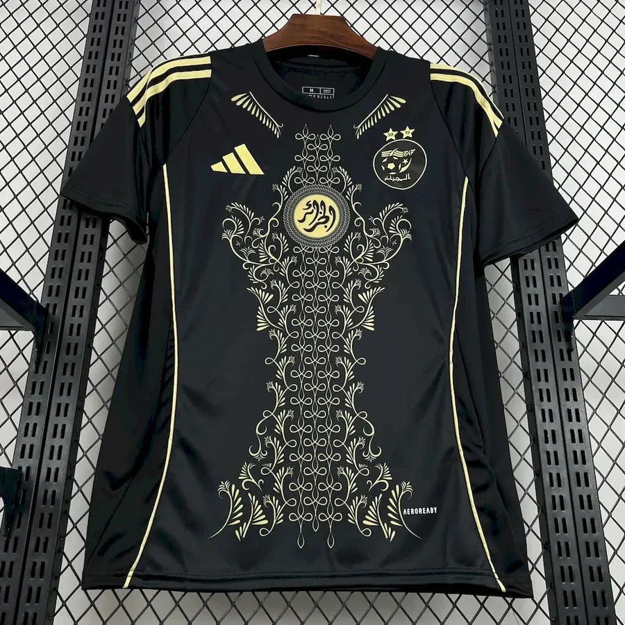 Maillot football Algérie / Algeria noir الجزائر 2025/26