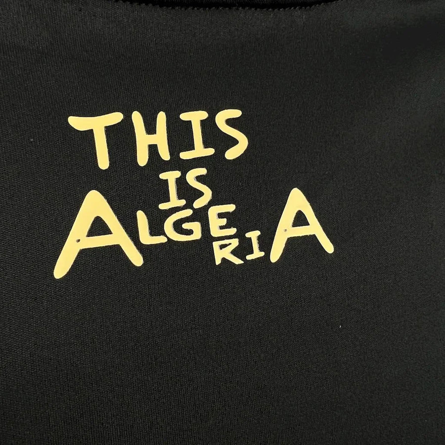 Maillot football Algérie / Algeria noir الجزائر 2025/26