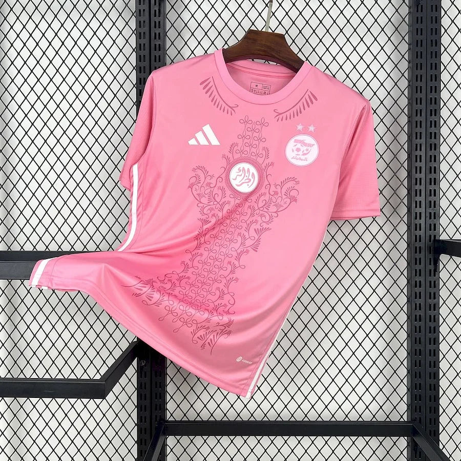 Maillot football Algérie / Algeria rose الجزائر 2025/26