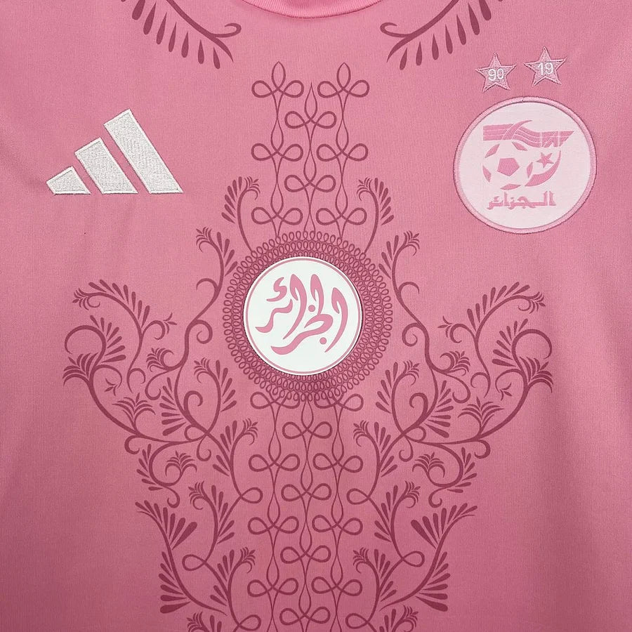 Maillot football Algérie / Algeria rose الجزائر 2025/26