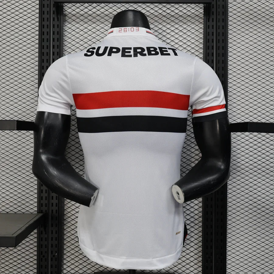 Maillot football Sao Paulo domicile Player Version 2025/26