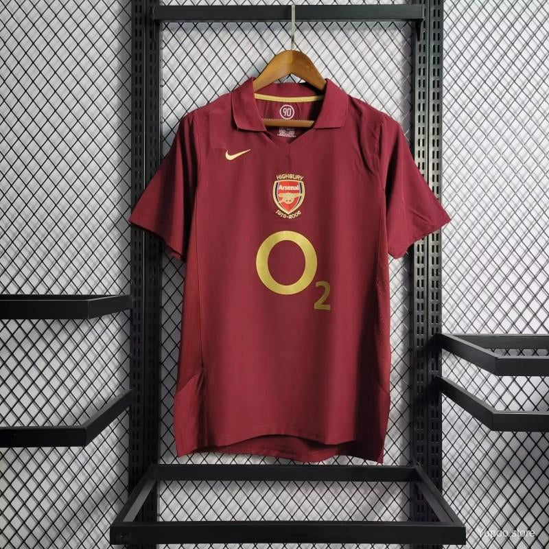 Maillot Arsenal domicile 2005/06