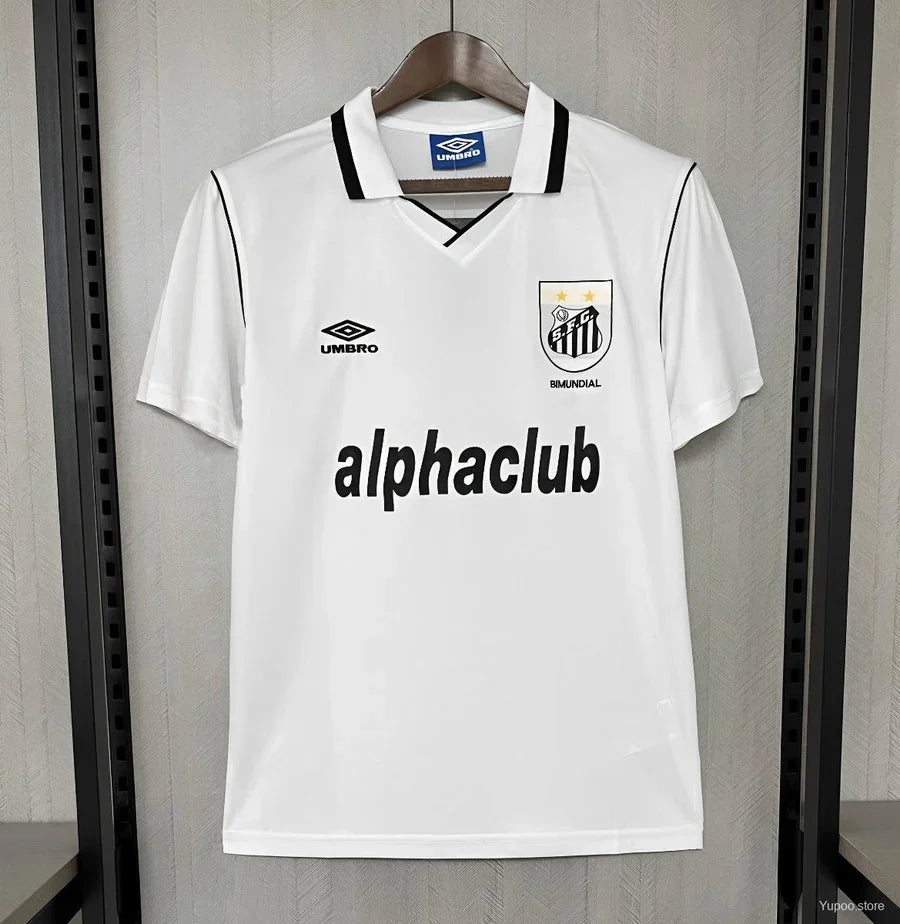 Maillot football Santos domicile 2001/02