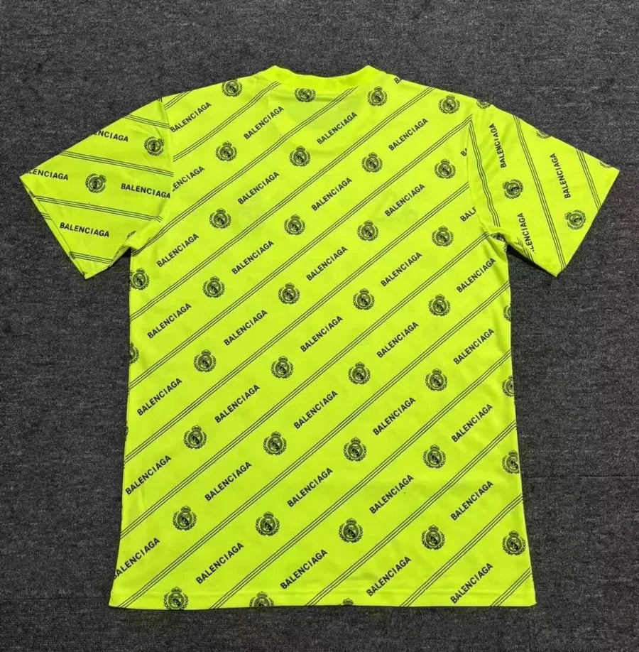 Maillot football Real Madrid Balenciaga jaune 2025/26