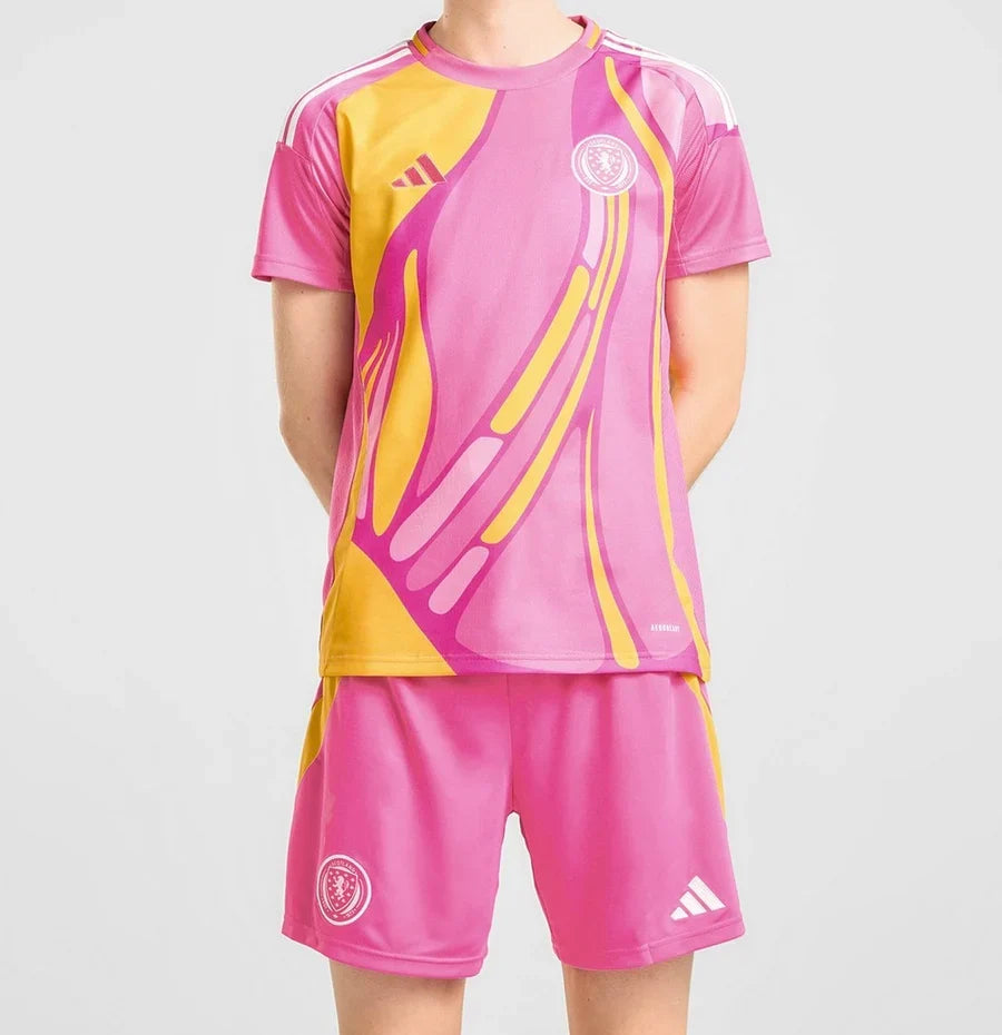 Kit ensemble football Écosse Scotland rose 2025/26