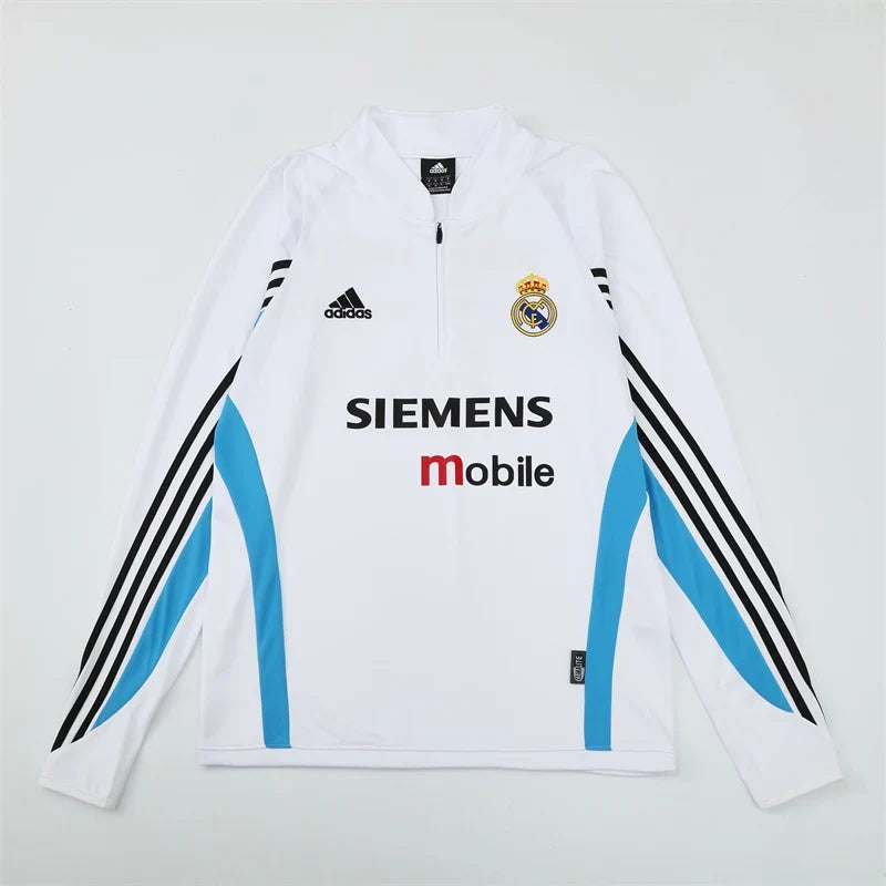 Sweat Haut de survêtement Real Madrid – Édition Rétro 2003/04