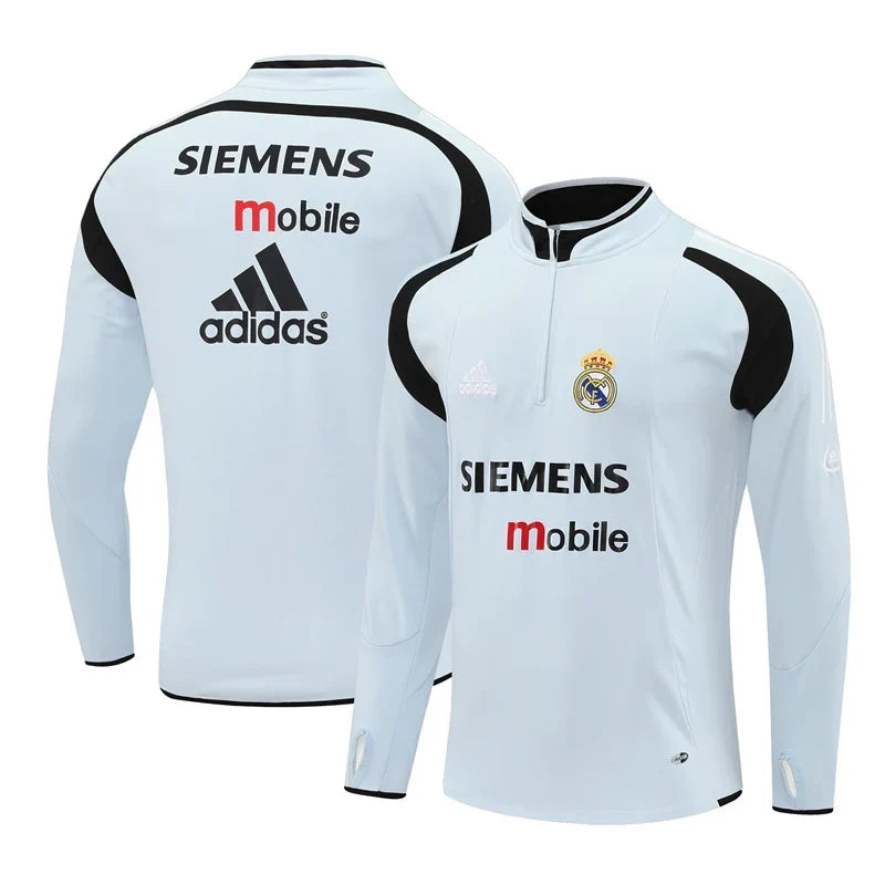 Sweat Haut de survêtement Real Madrid – Édition Rétro 2004/05