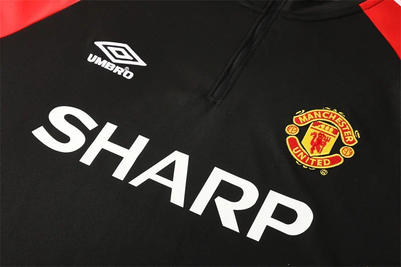 Sweat Haut de survêtement Manchester United – Édition Rétro 1998/99