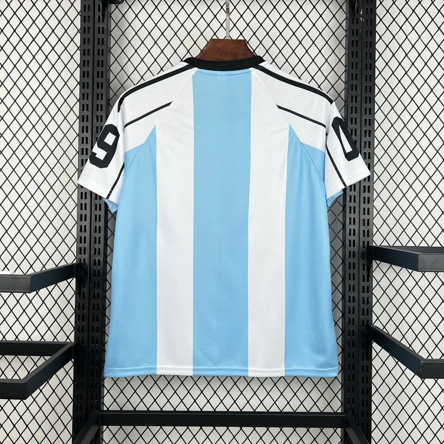 Maillot football Argentine Light Blue Striped Style V-Neck Coupe du monde 2026/27