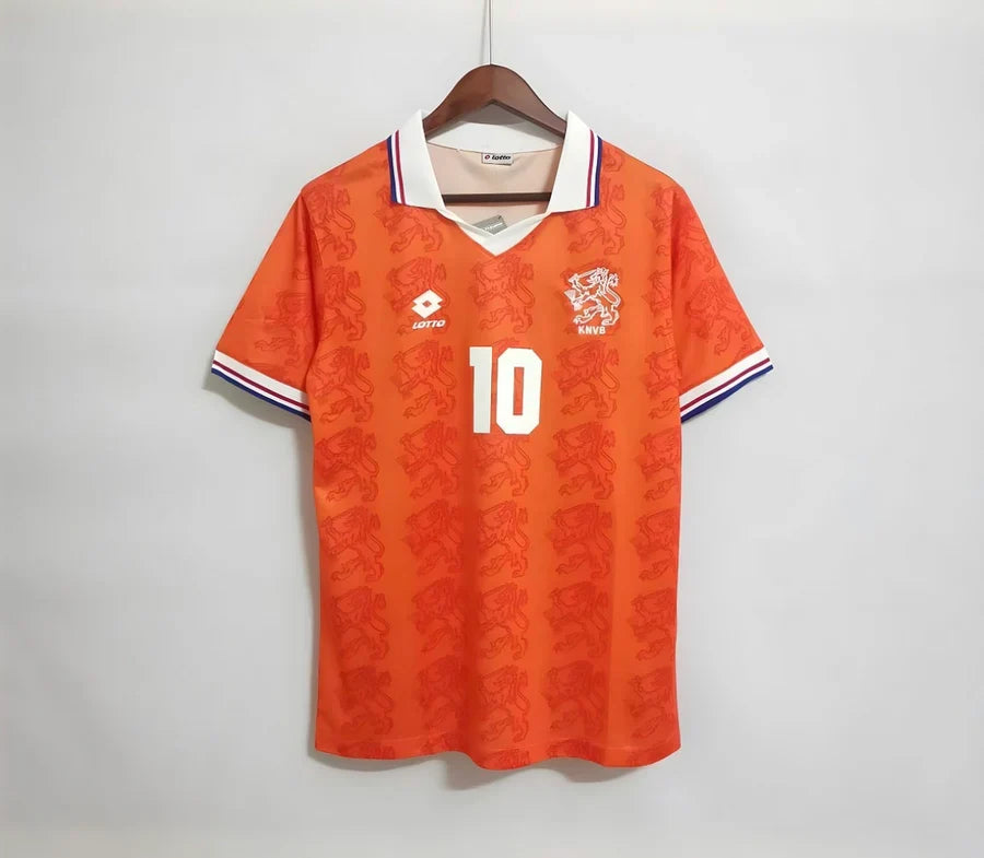 Maillot Pays-Bas Netherlands domicile BERGKAMP 1995