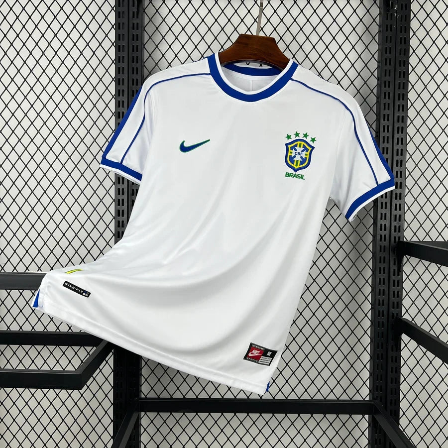 Maillot football Brésil Brazil Blanc 1998