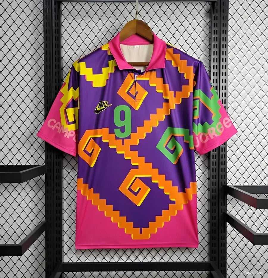 Maillot football Mexique/Mexico Gardien 1995 CAMPOS #9