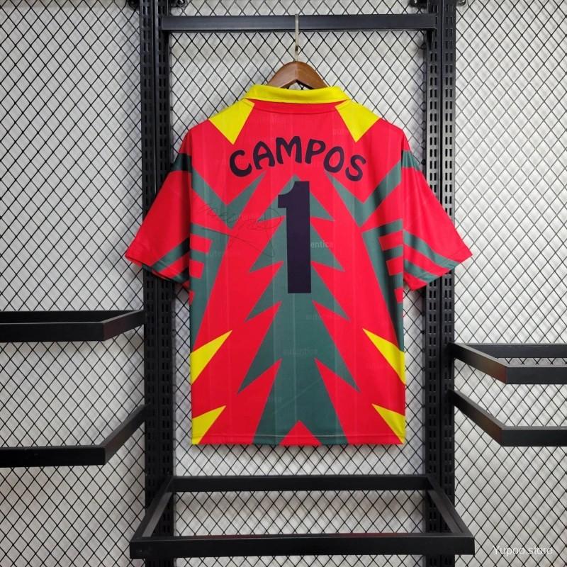 Maillot football Mexique/Mexico Gardien 1998 CAMPOS #1