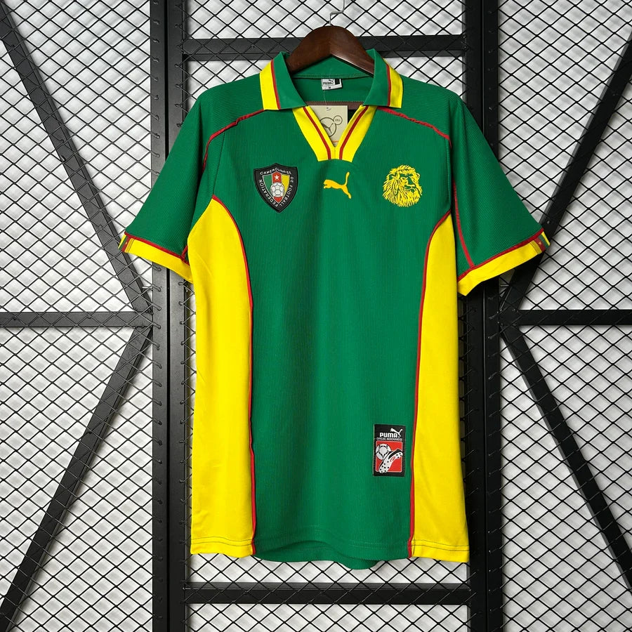 Maillot football Cameroun/Cameroon domicile Vert 1998