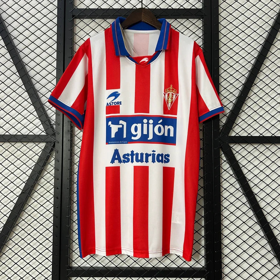 Maillot football Sporting Gijon domicile 2001/02