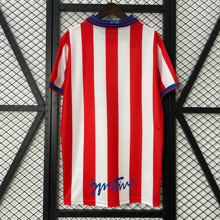 Maillot football Sporting Gijon domicile 2001/02