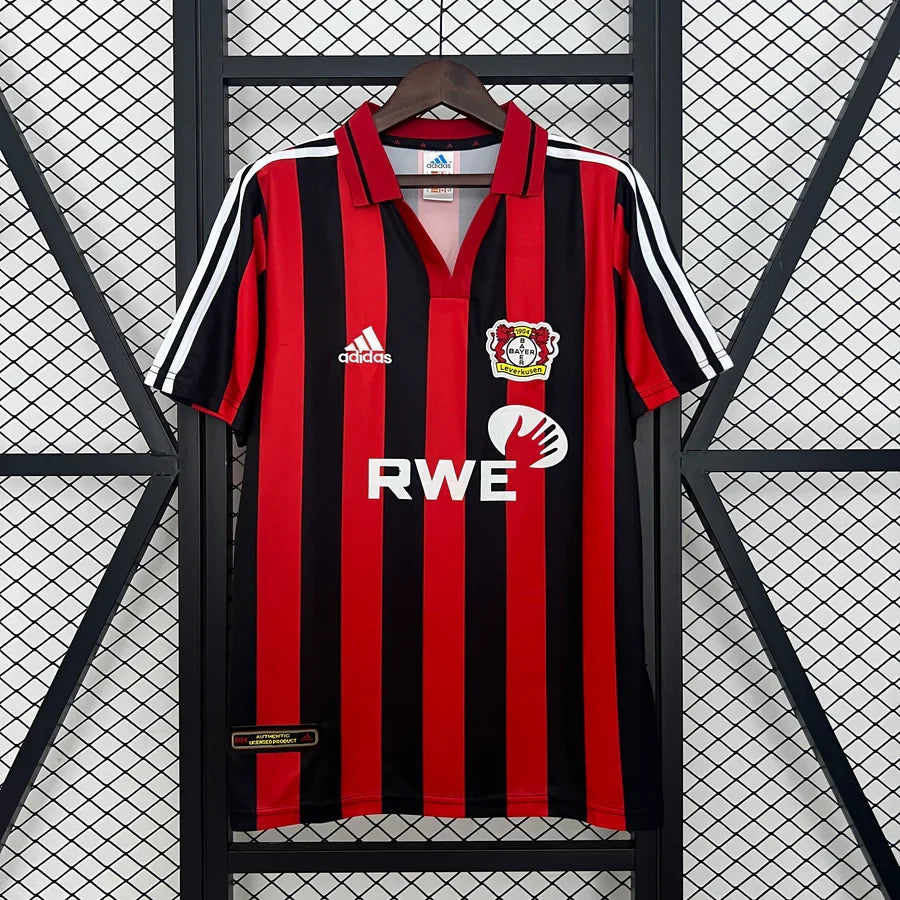 Maillot football Bayer Leverkusen domicile 2001/02