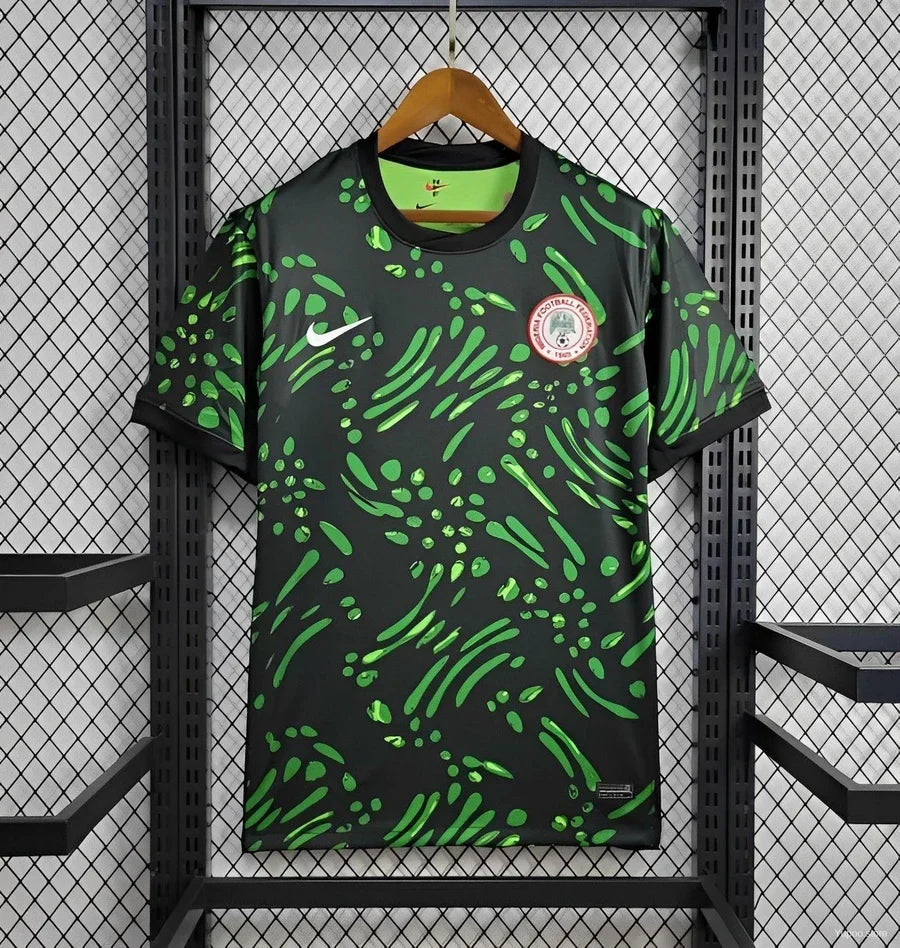 Maillot football Nigeria Green Black 2024/25