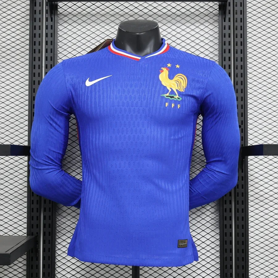 Maillot football France domicile Player Version LS EURO 2024/25