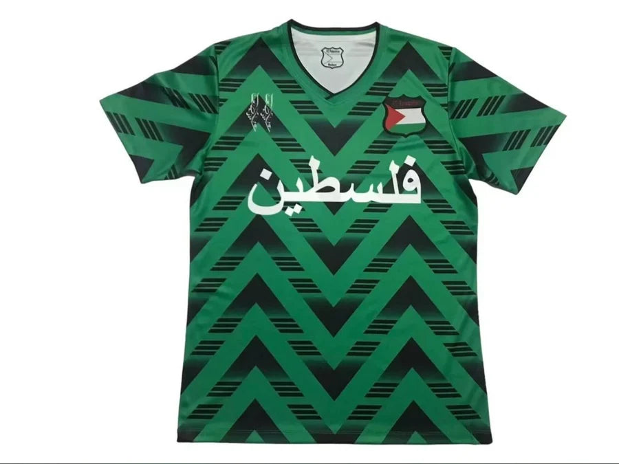 Maillot football Palestine FC Palestino Falistīn Vert Green فلسطين 2024/25