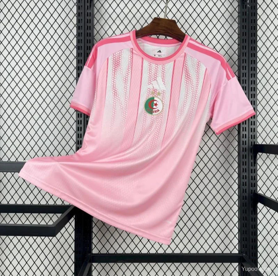 Maillot football Algérie / Algeria rose الجزائر Coupe du monde 2026