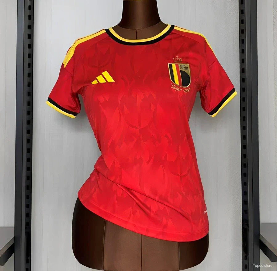 Maillot football Belgique domicile femme Coupe du monde 2026