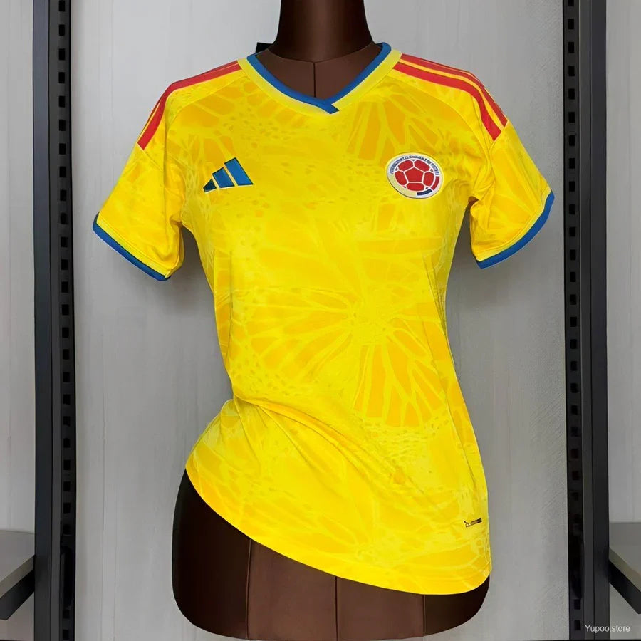 Maillot football Colombie domicile femme Coupe du monde 2026