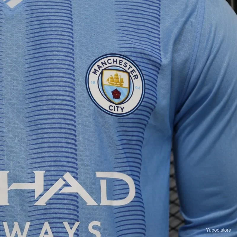 Maillot Manchester City domicile Player Version Manches longues LS 2024/25