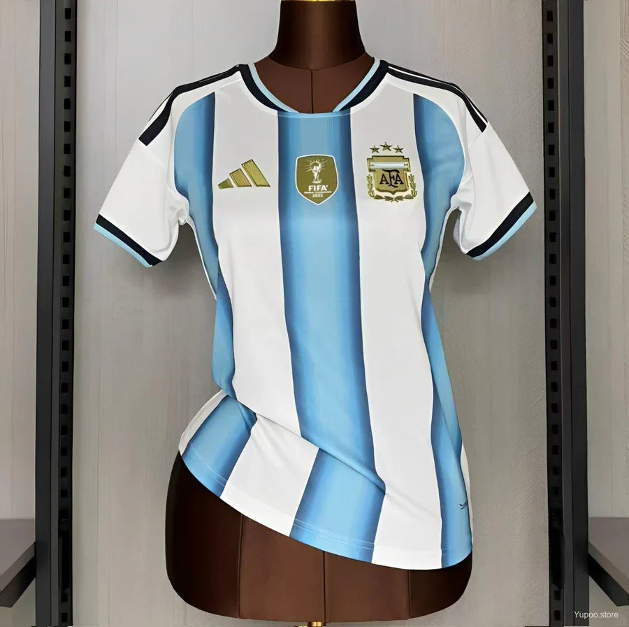 Maillot football Argentine domicile femme Coupe du monde 2026