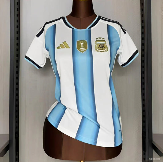 Maillot football Argentine domicile femme Coupe du monde 2026