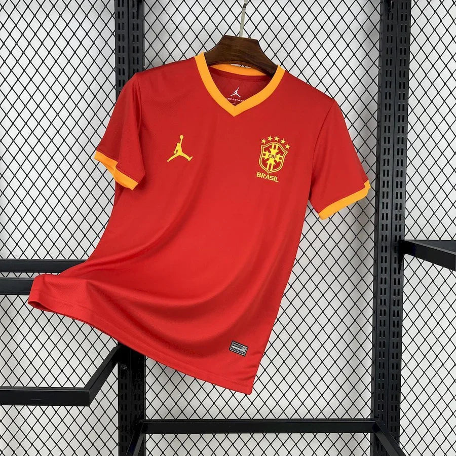 Maillot football Brésil Brazil Spécial Édition Rouge