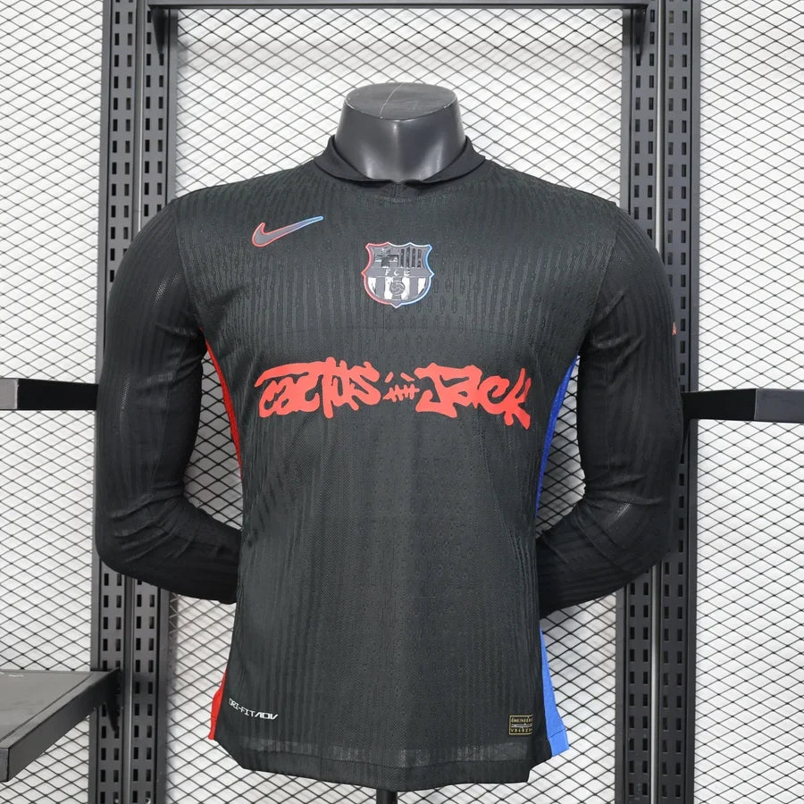 Maillot football Fc Barcelone/Barcelona extérieur Travis Scott Player Version 2025/26